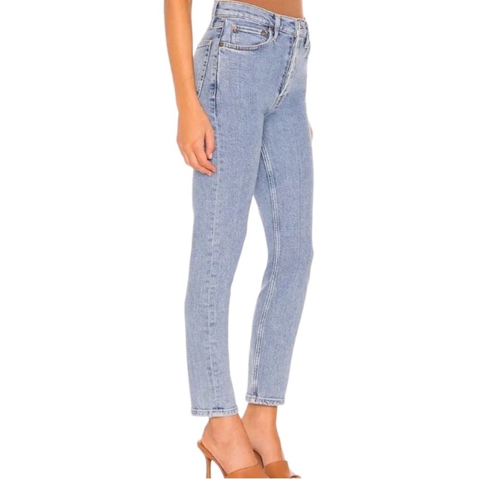 RE/DONE 90's High Rise Ankle Crop Size 27 Mid 90’s Wash
